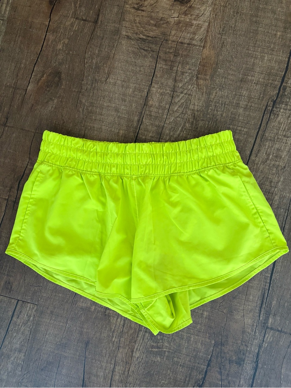 aerie Neon Lime Athletic Shorts